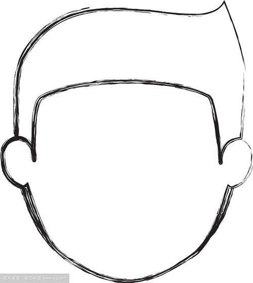 简单人头图片_简易人头轮廓图，百搭头像标志插图