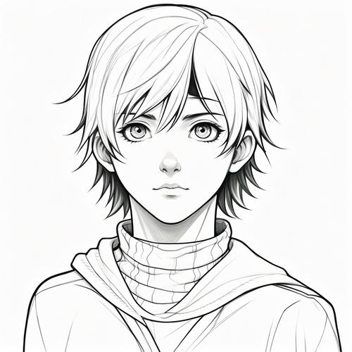 简单人头图片_简易人头轮廓图，百搭头像标志插图