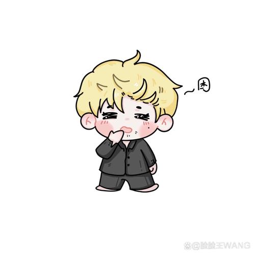 坤坤q版图片_蔡徐坤Q版图走红，可爱表情包爆火
