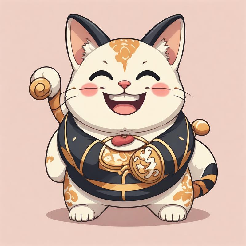 招财猫表情包_超火招财猫表情包，聊天必备小可爱！