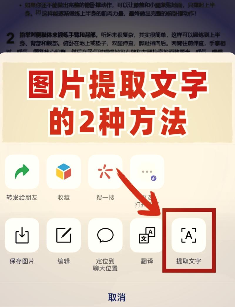 怎样提取微信图片上的文字_微信提取文字方法，手机电脑都行